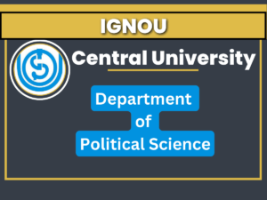 IGNOU Political science