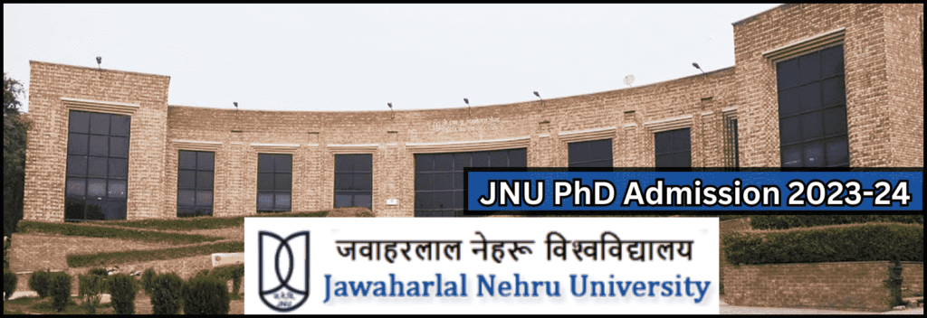 JNU PhD Admission 2023-24