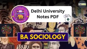 DU BA Sociology Notes