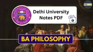 DU BA Philosophy Notes