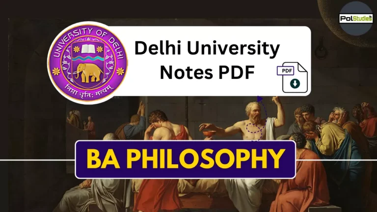 DU BA Philosophy Notes