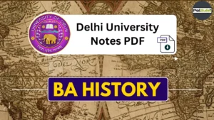 DU BA History Notes